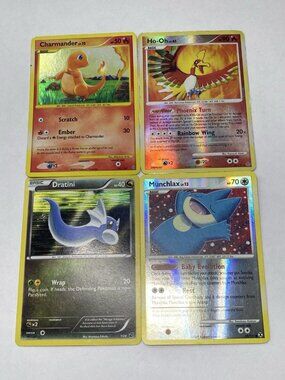 Pokemon Card Lot Charmander Secret Rare 101/100 Ho-Oh Holo Dratini Munchlax